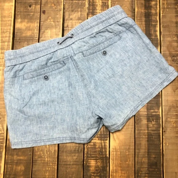 Rewind Blue Shorts with Drawstring - Picture 3 of 5